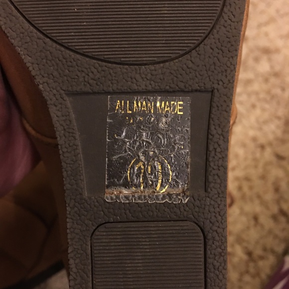 Size 10 wedge lace up booties - Picture 7 of 7